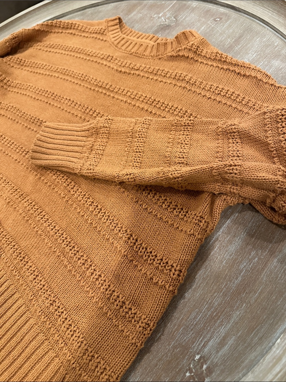 cupcakes & cashmere Women’s Crewneck Sweater in Warm Tan